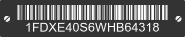1998 FORD E-450 1FDXE40S6WHB64318 VIN decoded