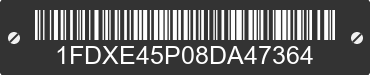2008 FORD E-450 1FDXE45P08DA47364 VIN decoded