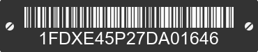 2007 FORD E-450 1FDXE45P27DA01646 VIN decoded