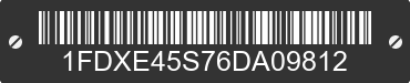 2006 FORD E-450 1FDXE45S76DA09812 VIN decoded
