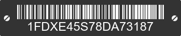 2008 FORD E-450 1FDXE45S78DA73187 VIN decoded