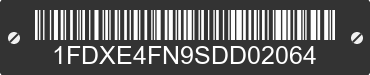 2025 FORD E-450 1FDXE4FN9SDD02064 VIN decoded
