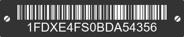 2011 FORD E-450 1FDXE4FS0BDA54356 VIN decoded