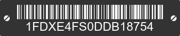 2013 FORD E-450 1FDXE4FS0DDB18754 VIN decoded