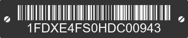 2017 FORD E-450 1FDXE4FS0HDC00943 VIN decoded