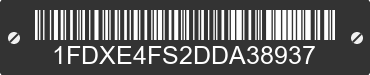 2013 FORD E-450 1FDXE4FS2DDA38937 VIN decoded