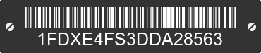 2013 FORD E-450 1FDXE4FS3DDA28563 VIN decoded