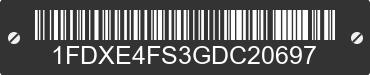 2016 FORD E-450 1FDXE4FS3GDC20697 VIN decoded