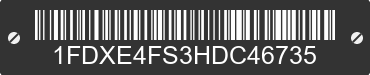 2017 FORD E-450 1FDXE4FS3HDC46735 VIN decoded