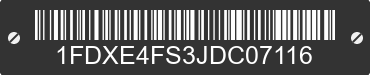 2018 FORD E-450 1FDXE4FS3JDC07116 VIN decoded