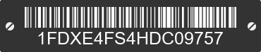 2017 FORD E-450 1FDXE4FS4HDC09757 VIN decoded
