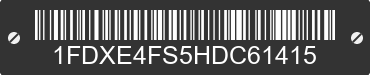 2017 FORD E-450 1FDXE4FS5HDC61415 VIN decoded