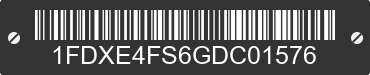 2016 FORD E-450 1FDXE4FS6GDC01576 VIN decoded