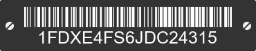 2018 FORD E-450 1FDXE4FS6JDC24315 VIN decoded