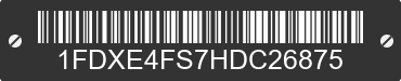 2017 FORD E-450 1FDXE4FS7HDC26875 VIN decoded