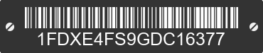 2016 FORD E-450 1FDXE4FS9GDC16377 VIN decoded