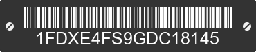 2016 FORD E-450 1FDXE4FS9GDC18145 VIN decoded