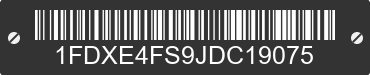 2018 FORD E-450 1FDXE4FS9JDC19075 VIN decoded