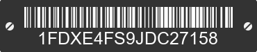 2018 FORD E-450 1FDXE4FS9JDC27158 VIN decoded