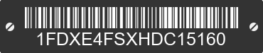 2017 FORD E-450 1FDXE4FSXHDC15160 VIN decoded