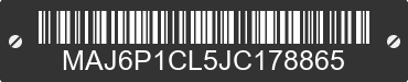 2018 FORD Ecosport MAJ6P1CL5JC178865 VIN decoded