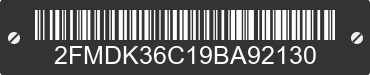 2009 FORD Edge 2FMDK36C19BA92130 VIN decoded