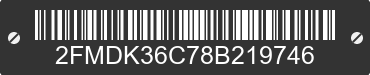 2008 FORD Edge 2FMDK36C78B219746 VIN decoded
