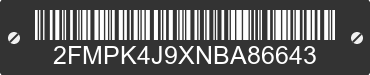 2022 FORD Edge 2FMPK4J9XNBA86643 VIN decoded