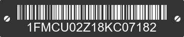 2008 FORD Escape 1FMCU02Z18KC07182 VIN decoded