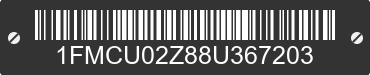 2008 FORD Escape 1FMCU02Z88U367203 VIN decoded