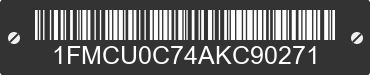 2010 FORD Escape 1FMCU0C74AKC90271 VIN decoded