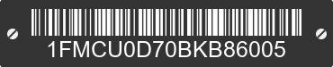 2011 FORD Escape 1FMCU0D70BKB86005 VIN decoded