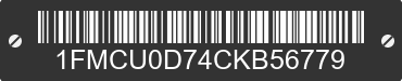 2012 FORD Escape 1FMCU0D74CKB56779 VIN decoded