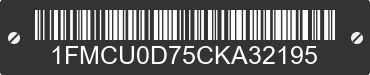 2012 FORD Escape 1FMCU0D75CKA32195 VIN decoded