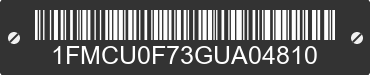 2016 FORD Escape 1FMCU0F73GUA04810 VIN decoded