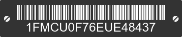 2014 FORD Escape 1FMCU0F76EUE48437 VIN decoded