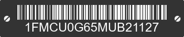 2021 FORD Escape 1FMCU0G65MUB21127 VIN decoded