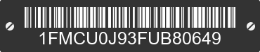 2015 FORD Escape 1FMCU0J93FUB80649 VIN decoded