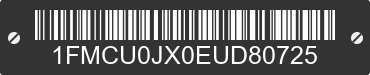 2014 FORD Escape 1FMCU0JX0EUD80725 VIN decoded