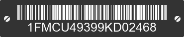 2009 FORD Escape 1FMCU49399KD02468 VIN decoded