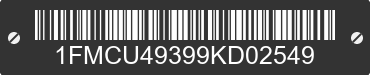 2009 FORD Escape 1FMCU49399KD02549 VIN decoded