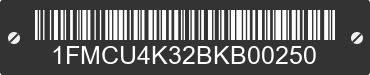 2011 FORD Escape 1FMCU4K32BKB00250 VIN decoded