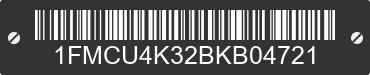 2011 FORD Escape 1FMCU4K32BKB04721 VIN decoded