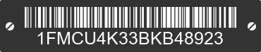2011 FORD Escape 1FMCU4K33BKB48923 VIN decoded