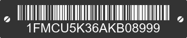 2010 FORD Escape 1FMCU5K36AKB08999 VIN decoded