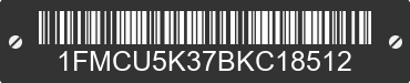 2011 FORD Escape 1FMCU5K37BKC18512 VIN decoded