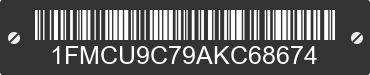 2010 FORD Escape 1FMCU9C79AKC68674 VIN decoded