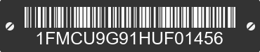 2017 FORD Escape 1FMCU9G91HUF01456 VIN decoded