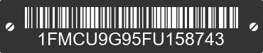 2015 FORD Escape 1FMCU9G95FU158743 VIN decoded