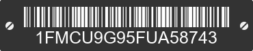 2015 FORD Escape 1FMCU9G95FUA58743 VIN decoded